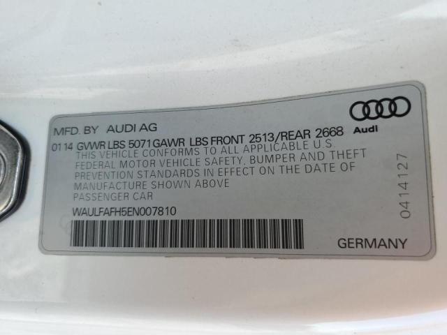 Photo 10 from auction – 2014 AUDI A5 PREMIUM with VIN WAULFAFH5EN007810