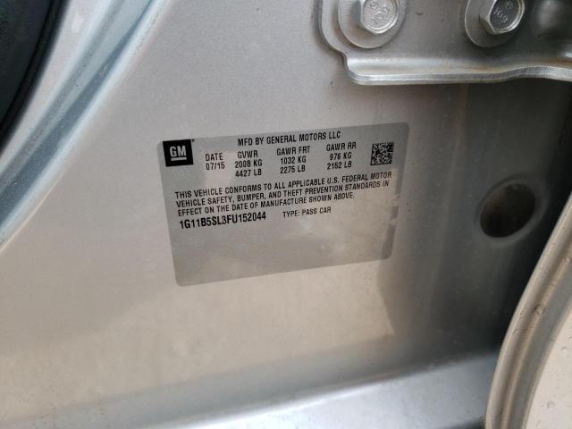 Photo 10 from auction – 2015 CHEVROLET MALIBU LS with VIN 1G11B5SL3FU152044