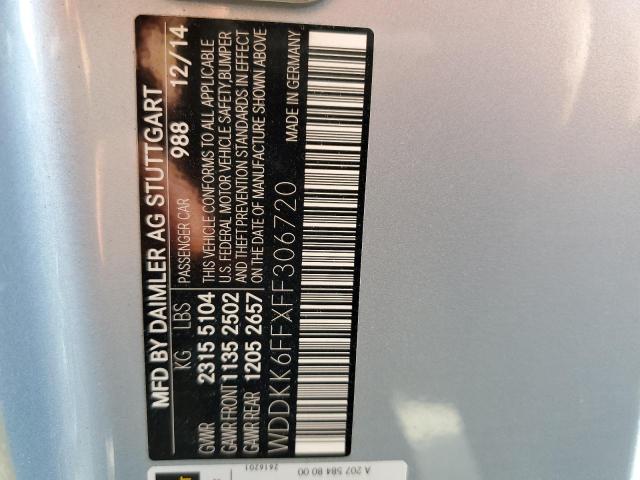 Photo 10 from auction – 2015 MERCEDES-BENZ E 400 with VIN WDDKK6FFXFF306720