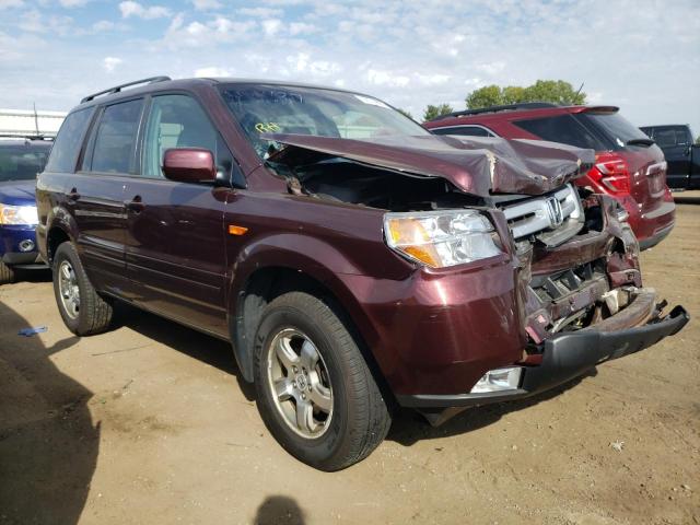 HONDA PILOT EXL 2007 with VIN 5FNYF18707B015487 - Photo from auction