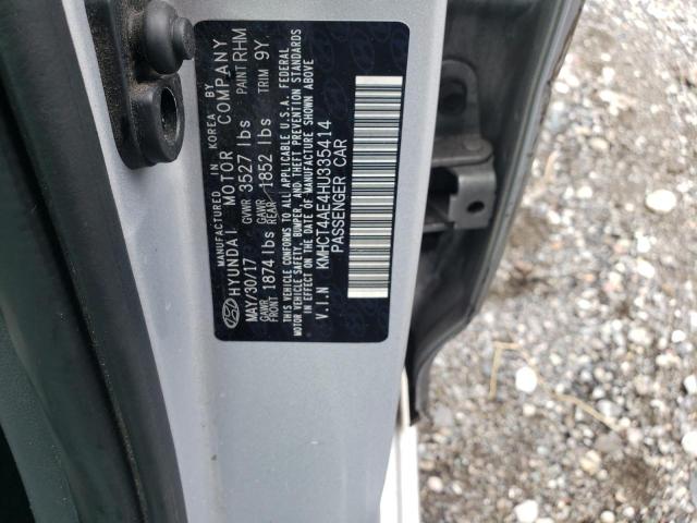 Photo 10 from auction – 2017 HYUNDAI ACCENT SE with VIN KMHCT4AE4HU335414