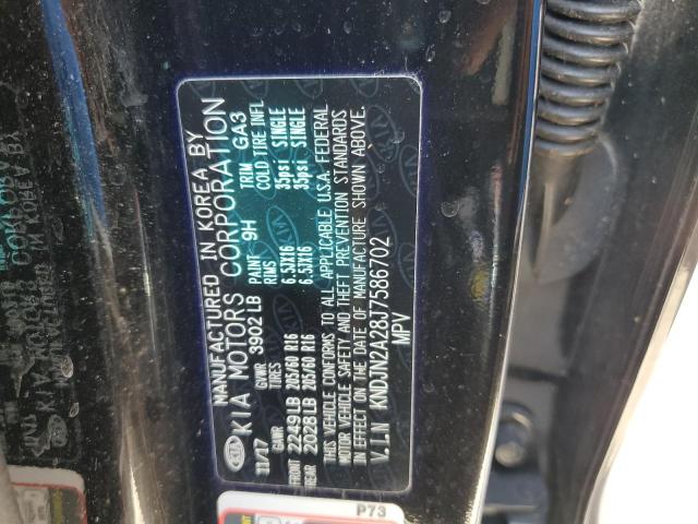 Photo 10 from auction – 2018 KIA SOUL with VIN KNDJN2A28J7586702