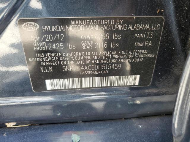 Photo 10 from auction – 2013 HYUNDAI SONATA SE with VIN 5NPEC4AC6DH515459