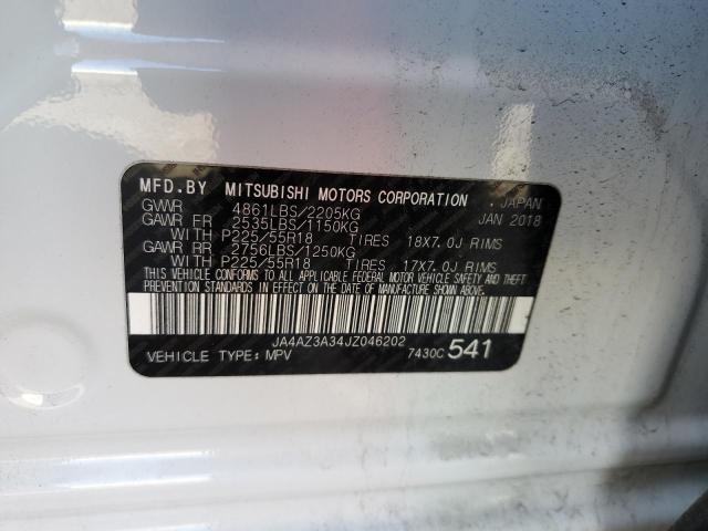 Photo 10 from auction – 2018 MITSUBISHI OUTLANDER with VIN JA4AZ3A34JZ046202