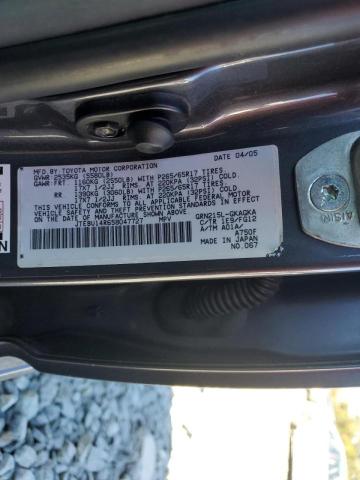 Photo 10 from auction – 2005 TOYOTA 4RUNNER SR with VIN JTEBU14R658047727