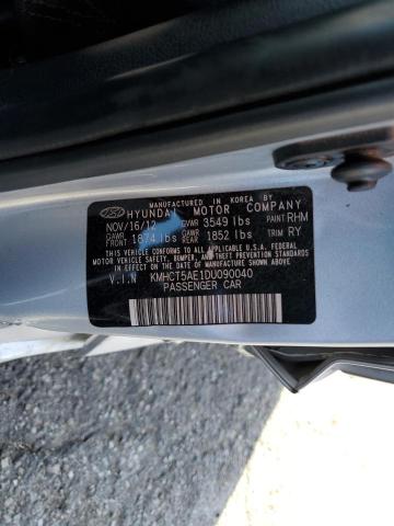 Photo 10 from auction – 2013 HYUNDAI ACCENT GLS with VIN KMHCT5AE1DU090040