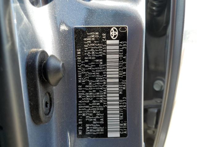 Photo 10 from auction – 2021 TOYOTA COROLLA LE with VIN 5YFEPMAE2MP249575