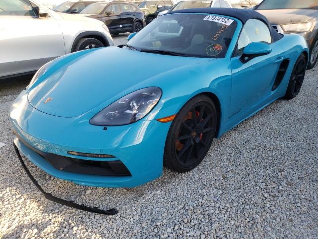 Photo 2 from auction – 2021 PORSCHE BOXSTER GT with VIN WP0CD2A85MS232265