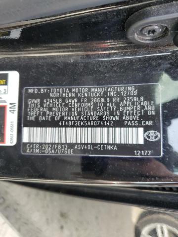 Photo 10 from auction – 2010 TOYOTA CAMRY BASE with VIN 4T4BF3EK5AR074142
