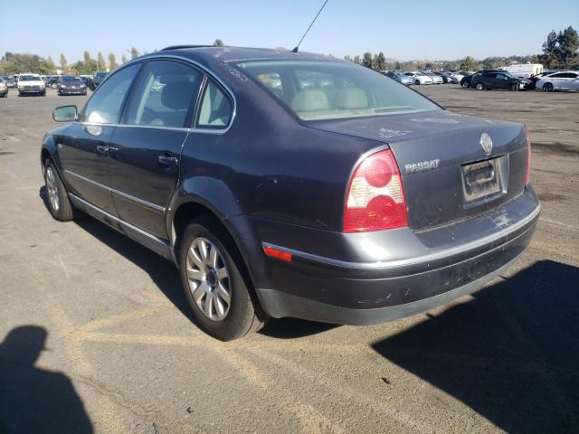 Photo 3 from auction – 2002 VOLKSWAGEN PASSAT with VIN WVWPD63BX2P341466