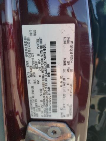 Photo 10 from auction – 2016 LINCOLN MKC PREMIE with VIN 5LMCJ1C93GUJ11888