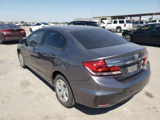 Photo 3 from auction – 2014 HONDA CIVIC LX with VIN 19XFB2F58EE079774