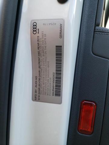 Photo 10 from auction – 2019 AUDI A4 PREMIUM with VIN WAUENAF41KN002432