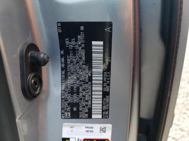 Photo 10 from auction – 2011 TOYOTA SIENNA LE with VIN 5TDKK3DC3BS058578