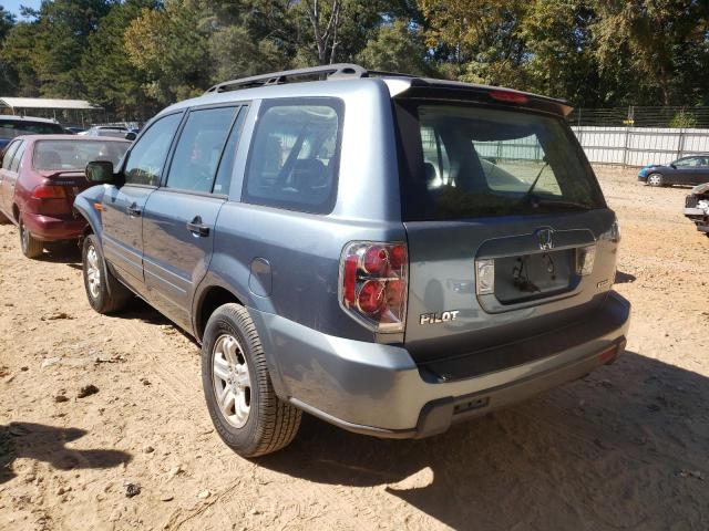 Photo 3 from auction – 2006 HONDA PILOT LX with VIN 2HKYF18156H533803