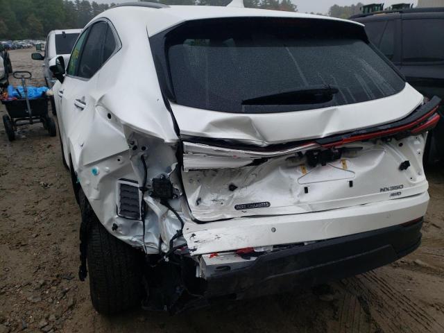 Photo 9 from auction – 2022 LEXUS NX 350 with VIN JTJGGCEZXN2002155