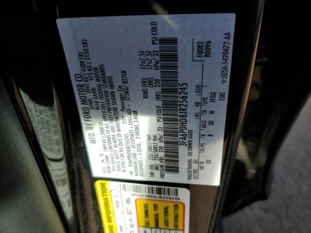 Photo 10 from auction – 2018 FORD FUSION SE with VIN 3FA6P0HD8JR256245