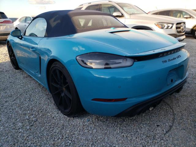 Photo 3 from auction – 2021 PORSCHE BOXSTER GT with VIN WP0CD2A85MS232265