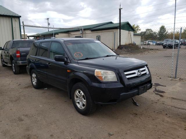 HONDA PILOT VP 2008 with VIN 5FNYF18218B036516 - Photo from auction