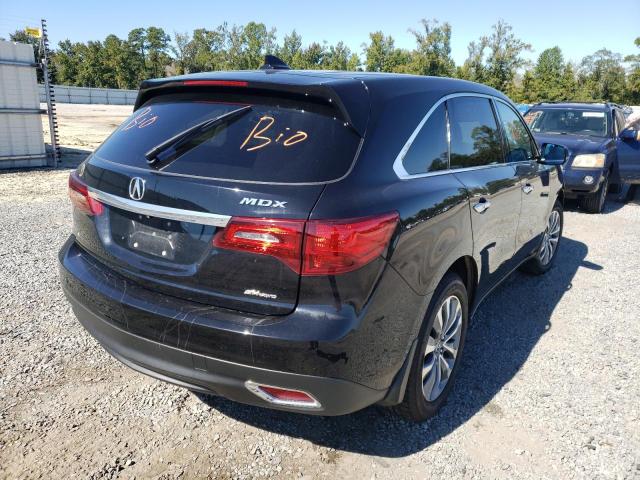 Фото 4 с аукциона – 2015 ACURA MDX TECHNO с VIN 5FRYD4H43FB002632