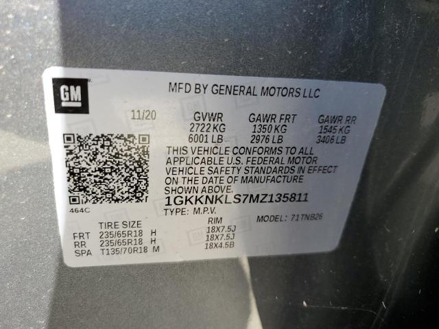 Photo 10 from auction – 2021 GMC ACADIA SLE with VIN 1GKKNKLS7MZ135811