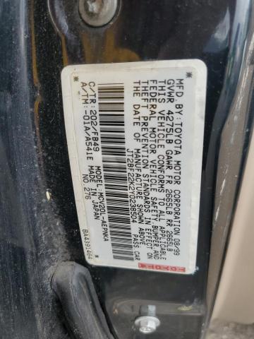 Photo 10 from auction – 2000 TOYOTA CAMRY with VIN JT2BF22K2Y0238504