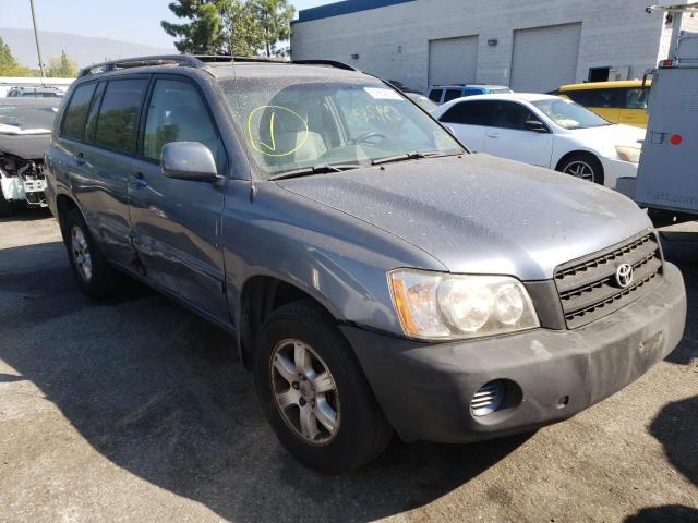 TOYOTA HIGHLANDER 2001 with VIN JTEHF21A010008973 - Photo from auction
