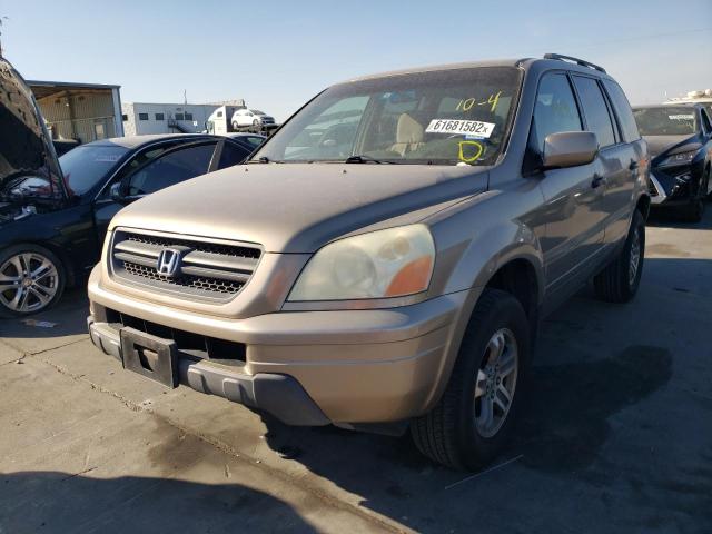 Photo 2 from auction – 2004 HONDA PILOT EXL with VIN 2HKYF186X4H607919