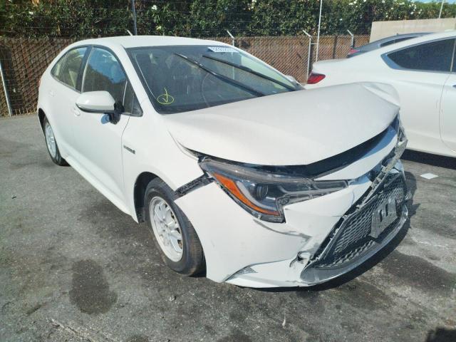 TOYOTA COROLLA LE 2020 with VIN JTDEBRBE1LJ024447 - Photo from auction