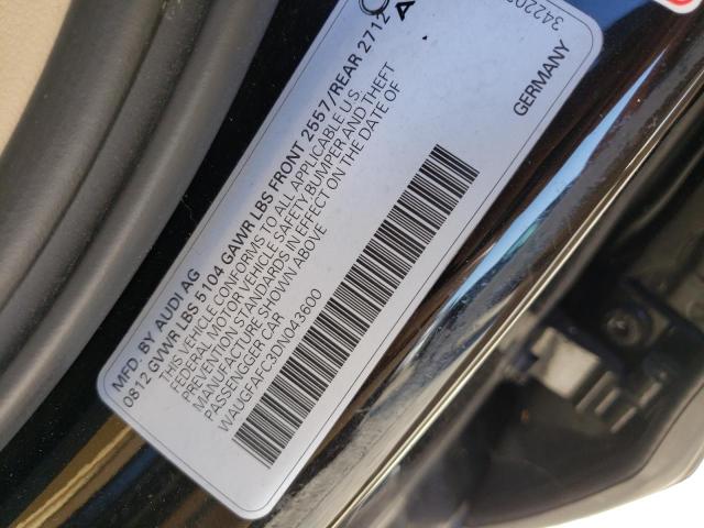 Photo 10 from auction – 2013 AUDI A6 PREMIUM with VIN WAUGFAFC3DN043600