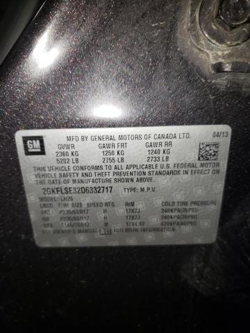 Photo 10 from auction – 2013 GMC TERRAIN SL with VIN 2GKFLSE32D6332717