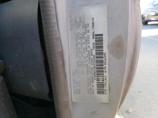 Photo 10 from auction – 1993 TOYOTA PICKUP 1/2 with VIN 4TARN81A8PZ094595