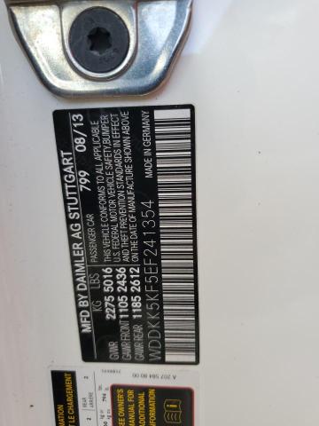 Photo 10 from auction – 2014 MERCEDES-BENZ E 350 with VIN WDDKK5KF5EF241354