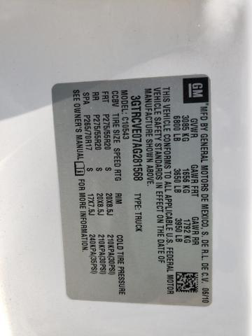Photo 10 from auction – 2010 GMC SIERRA 150 with VIN 3GTRCVE07AG281568