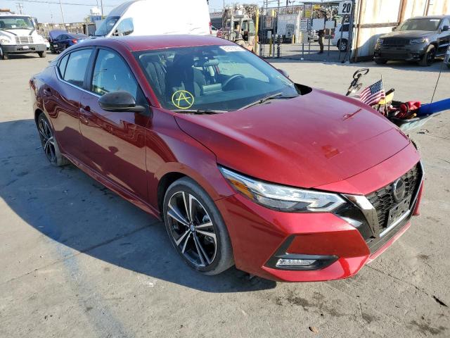 Photo 1 from auction – 2021 NISSAN SENTRA SR with VIN 3N1AB8DV6MY257200