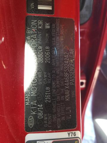 Photo 10 from auction – 2015 KIA FORTE with VIN KNAFX4A68F5324242