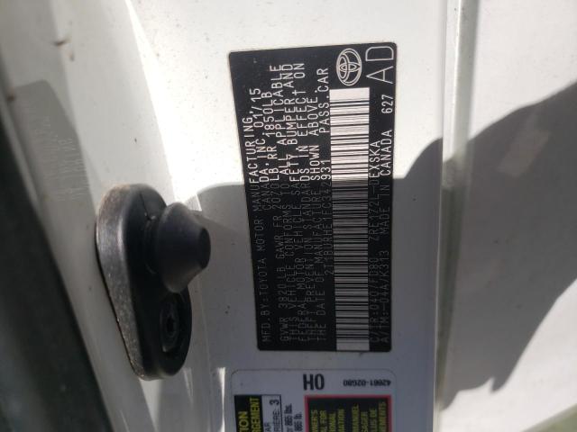 Photo 10 from auction – 2015 TOYOTA COROLLA L with VIN 2T1BURHE1FC342931