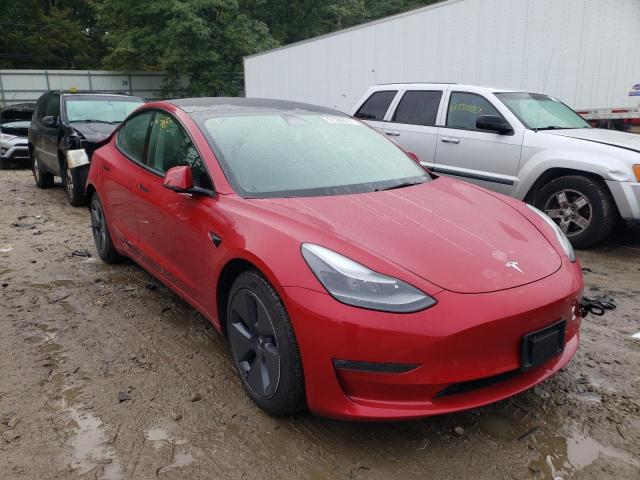 TESLA MODEL 3 2022 with VIN 5YJ3E1EB1NF196490 - Photo from auction