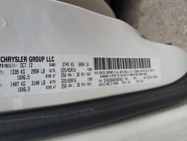 Photo 10 from auction – 2013 DODGE GRAND CARA with VIN 2C4RDGBG0DR587052