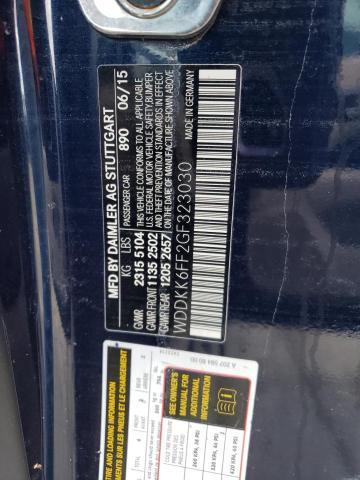 Photo 10 from auction – 2016 MERCEDES-BENZ E 400 with VIN WDDKK6FF2GF323030