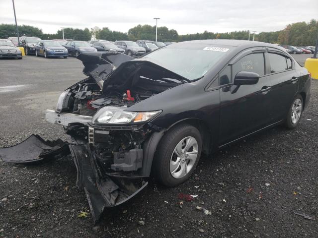 Photo 2 from auction – 2014 HONDA CIVIC LX with VIN 19XFB2F58EE020899