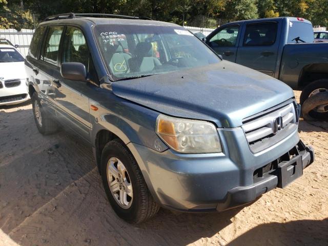 Photo 1 from auction – 2006 HONDA PILOT LX with VIN 2HKYF18156H533803