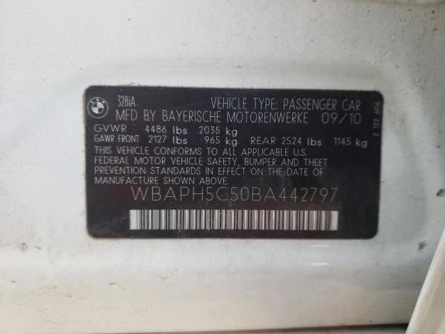 Photo 10 from auction – 2011 BMW 328 I SULE with VIN WBAPH5C50BA442797