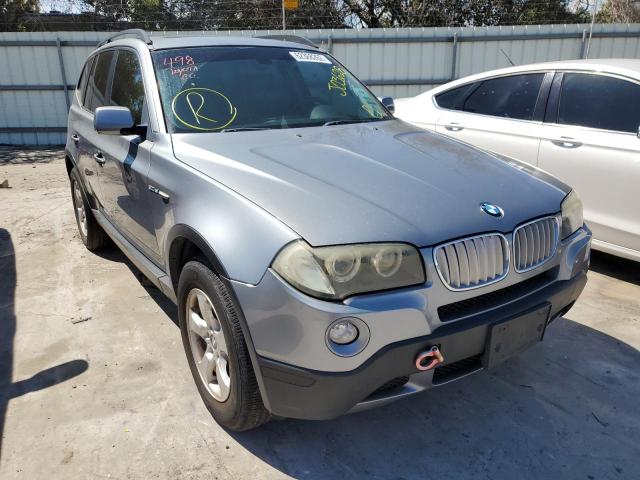 BMW X3 3.0SI 2008 with VIN WBXPC93458WJ03628 - Photo from auction