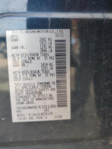 Photo 10 from auction – 2013 NISSAN PATHFINDER with VIN 5N1AR2MN4DC610186