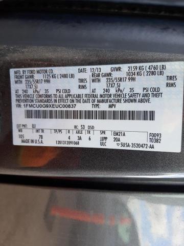 Photo 10 from auction – 2014 FORD ESCAPE SE with VIN 1FMCU0G9XEUC00837