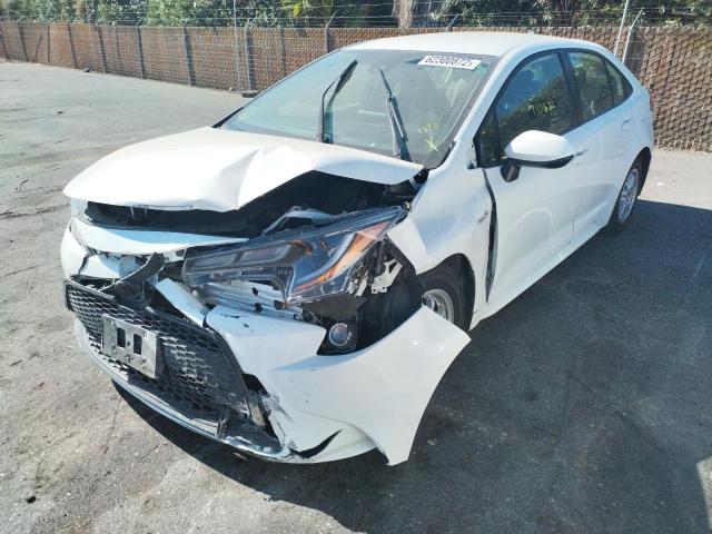 Photo 2 from auction – 2020 TOYOTA COROLLA LE with VIN JTDEBRBE1LJ024447