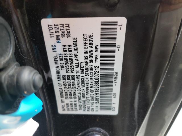 Photo 10 from auction – 2008 HONDA ELEMENT SC with VIN 5J6YH18938L007212