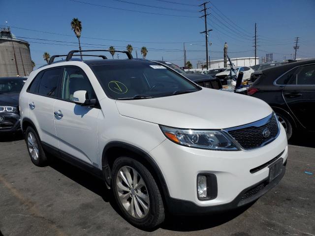 KIA SORENTO EX 2014 with VIN 5XYKUDA75EG546200 - Photo from auction