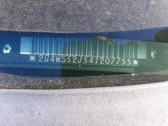 Photo 10 from auction – 2004 BUICK CENTURY with VIN 2G4WS52J541207755